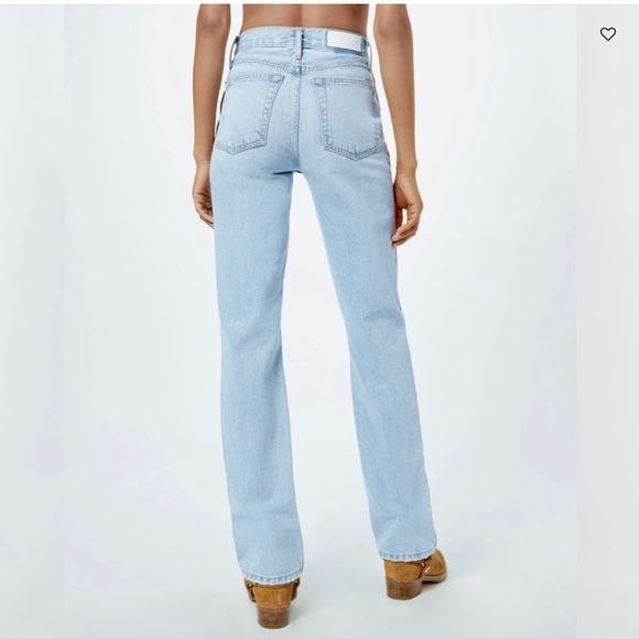 RE/DONE High Rise Loose in Bleach Destroy New With Tags Size 26 - Picture 14 of 14